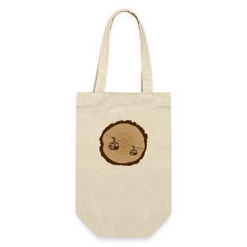 Alpine Mountains Mountain Railway Mountain Goat Mountain Hike - Gift Bag for Bottles - nature - Front