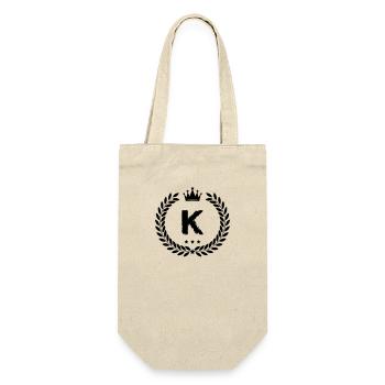 Coat of arms K - Gift Bag for Bottles - nature - Front