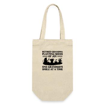 Gardener Retired Grandma Pensioner Gardening Garde - Gift Bag for Bottles - nature - Front