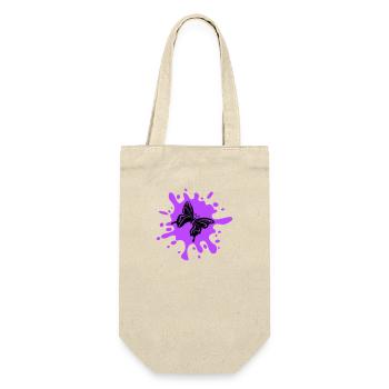 Butterfly Splash of Color - Gift Bag for Bottles - nature - Front