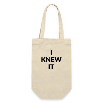 I knew It - Gift Bag for Bottles - nature - Front