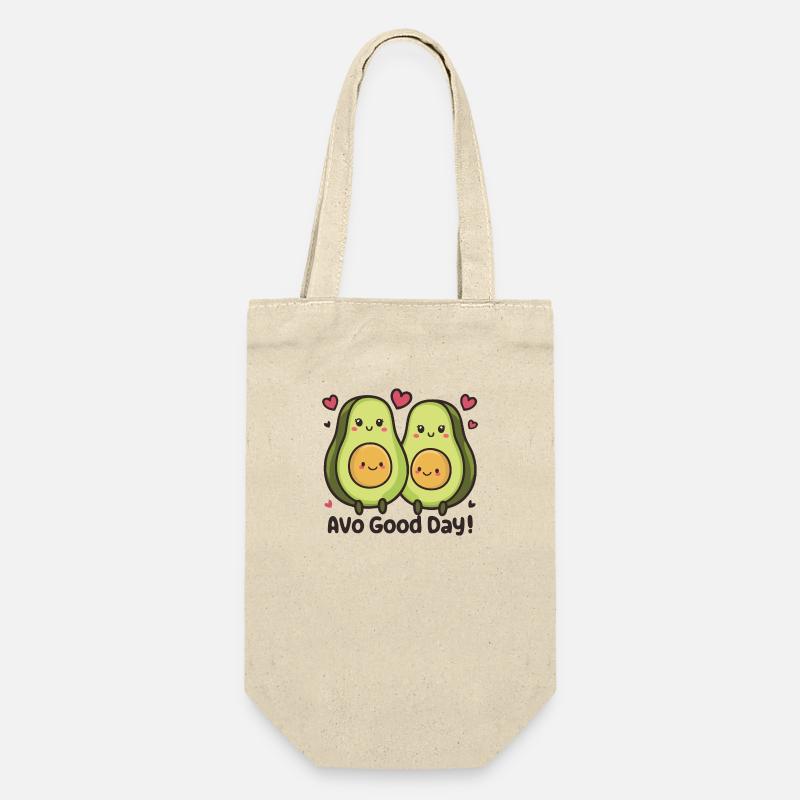 Avocado - Geschenkbeutel für Flaschen - Natur
