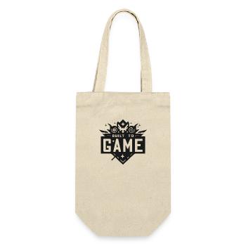 Entwickelt für das Spiel - Geschenkbeutel für Flaschen - Natur - Vorne