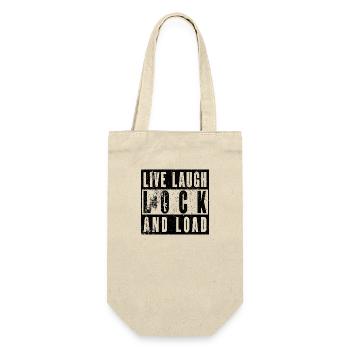 Power for Women - « Live Laugh Lock And Load » - Sac à bouteille - nature - Devant