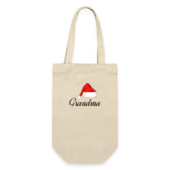 Grandma Christmas - Sac à bouteille - nature - Devant