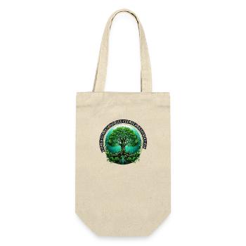Natur Quelle der Inspiration - Geschenkbeutel für Flaschen - Natur - Vorne