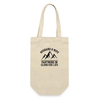 Climbing and summits for partners - Gift Bag for Bottles - nature - Front