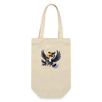 Hornbill mother and child - Gift Bag for Bottles - nature - Front