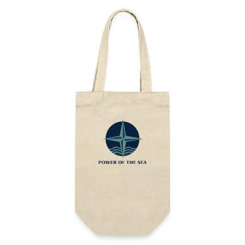 TSHIRT COOL, LE POUVOIR DE LA MER - Sac à bouteille - nature - Devant