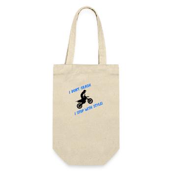 Arrêt de motocross avec style - Sac à bouteille - nature - Devant