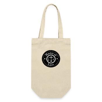 Master of Laws logo patch - Gift Bag for Bottles - nature - Front