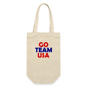 Usa - Geschenkbeutel für Flaschen - Natur - Vorne