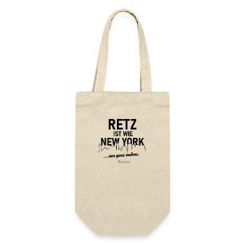 Retz Stadt Österreich ist wie New York - Geschenkbeutel für Flaschen - Natur - Vorne
