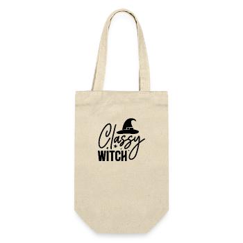 Classy Witch - Gift Bag for Bottles - nature - Front