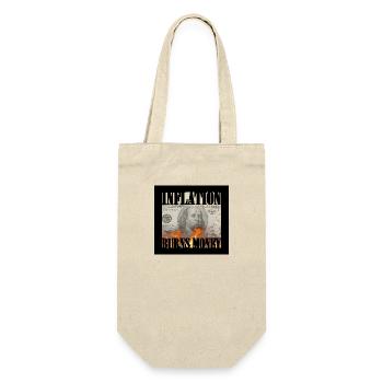 inflation money design tshirt - Gift Bag for Bottles - nature - Front