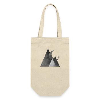 Moon and Mountains Geometric - Gift Bag for Bottles - nature - Front
