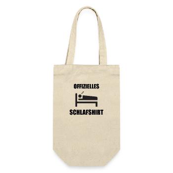 Offizielles Schlafshirt - Geschenkbeutel für Flaschen - Natur - Vorne