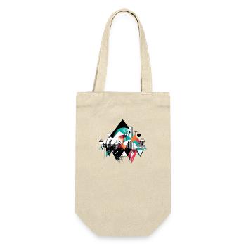 Urban geometry - Gift Bag for Bottles - nature - Front