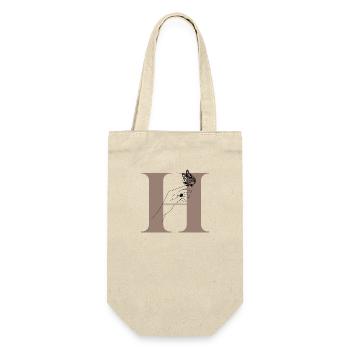 letter H Magic butterfly - Gift Bag for Bottles - nature - Front