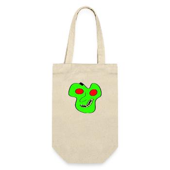 Little Alien - Geschenkbeutel für Flaschen - Natur - Vorne