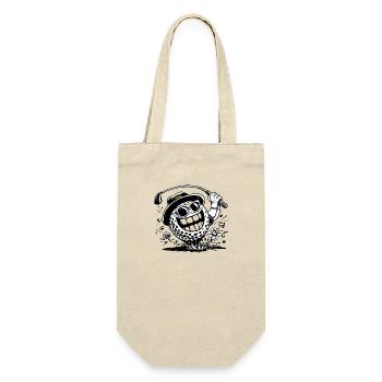 ScaryGolfer - Geschenkbeutel für Flaschen - Natur - Vorne