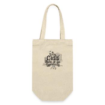P.A.G Collection №2 - Geschenkbeutel für Flaschen - Natur - Vorne
