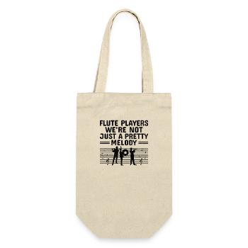 Marching Band Sayings Funny Marching Instruments - Gift Bag for Bottles - nature - Front