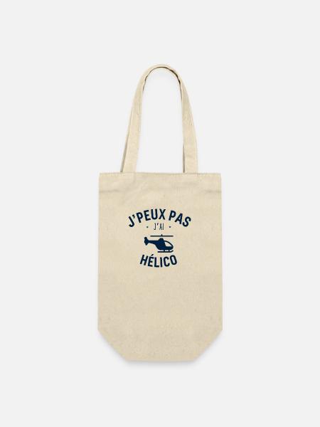 J peux pas j ai Hélico - Sac à bouteille - nature