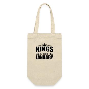 Janvier anniversaire. cadeau d'anniveraire janvier - Sac à bouteille - nature - Devant