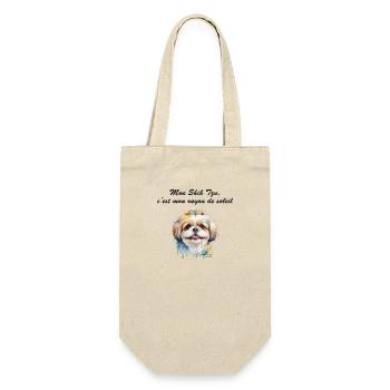 Shih Tzu rayon de soleil - Sac à bouteille - nature - Devant