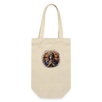 Holly Mary Maria Madonna Mariana Virgin Mary Holy - Gift Bag for Bottles - nature - Front