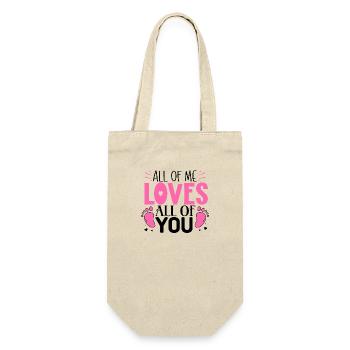 Baby loading babes women mother design newborn - Gift Bag for Bottles - nature - Front