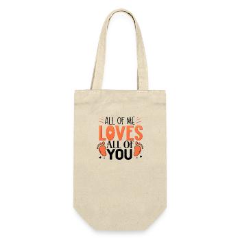 Baby loading babes women mother design newborn - Gift Bag for Bottles - nature - Front