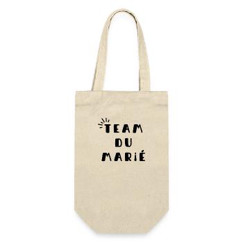 Team du marié - EVG - Sac à bouteille - nature - Devant