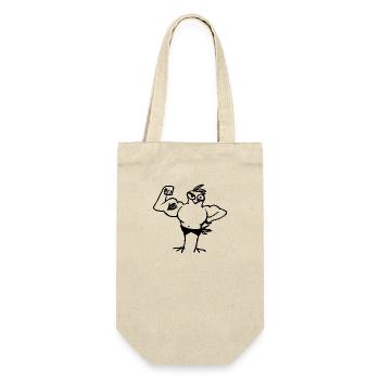 Fitness Bird - Gift Bag for Bottles - nature - Front