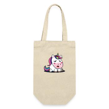 Bébé licorne - Sac à bouteille - nature - Devant