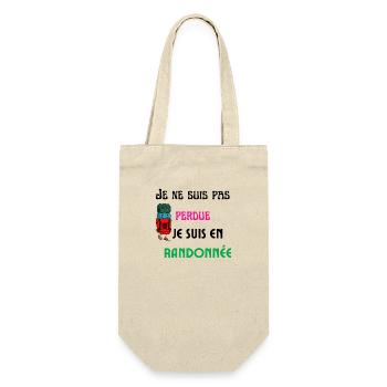 je ne suis pas perdue je suis en randonnée - Sac à bouteille - nature - Devant