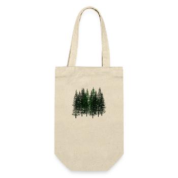 Fir Autumn October Winter Nature Wilderness Environment - Gift Bag for Bottles - nature - Front