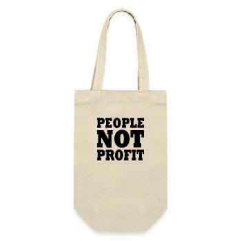 People not profit - Gift Bag for Bottles - nature - Front
