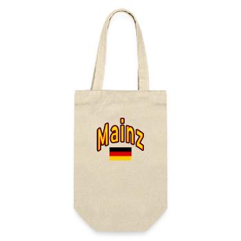 Mainz deutschland flagge - Geschenkbeutel für Flaschen - Natur - Vorne