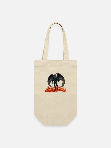 Superheld - Geschenkbeutel für Flaschen - Natur