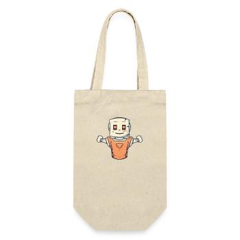 Papierman - Sac à bouteille - nature - Devant