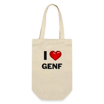 J’aime Genève - Sac à bouteille - nature - Devant