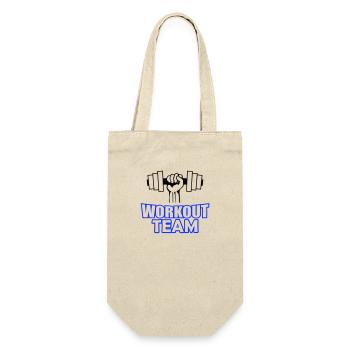Workout Team - Gift Bag for Bottles - nature - Front