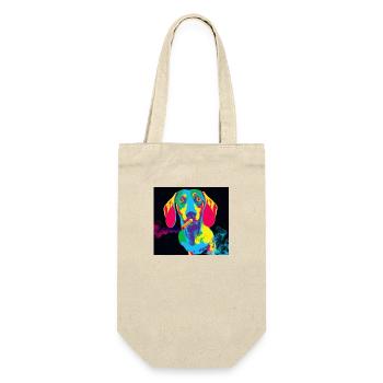 Tuxedo Dachshund - Gift Bag for Bottles - nature - Front