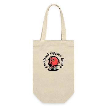 cute and funny emotional support demon - Gift Bag for Bottles - nature - Front