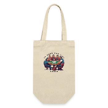 Je peux pas j'ai poker - Sac à bouteille - nature - Devant