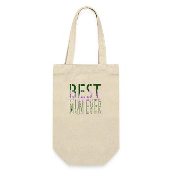 Cadeau de Noël famille humour citation - Sac à bouteille - nature - Devant