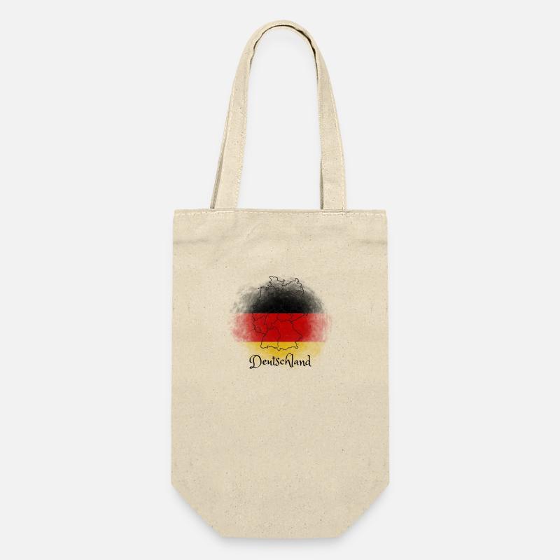 I love Germany - Map of Germany - Gift Bag for Bottles - nature