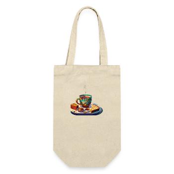 TEA TIME - Gift Bag for Bottles - nature - Front